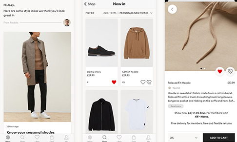 H&M launches personalised styling and shopping platform for men